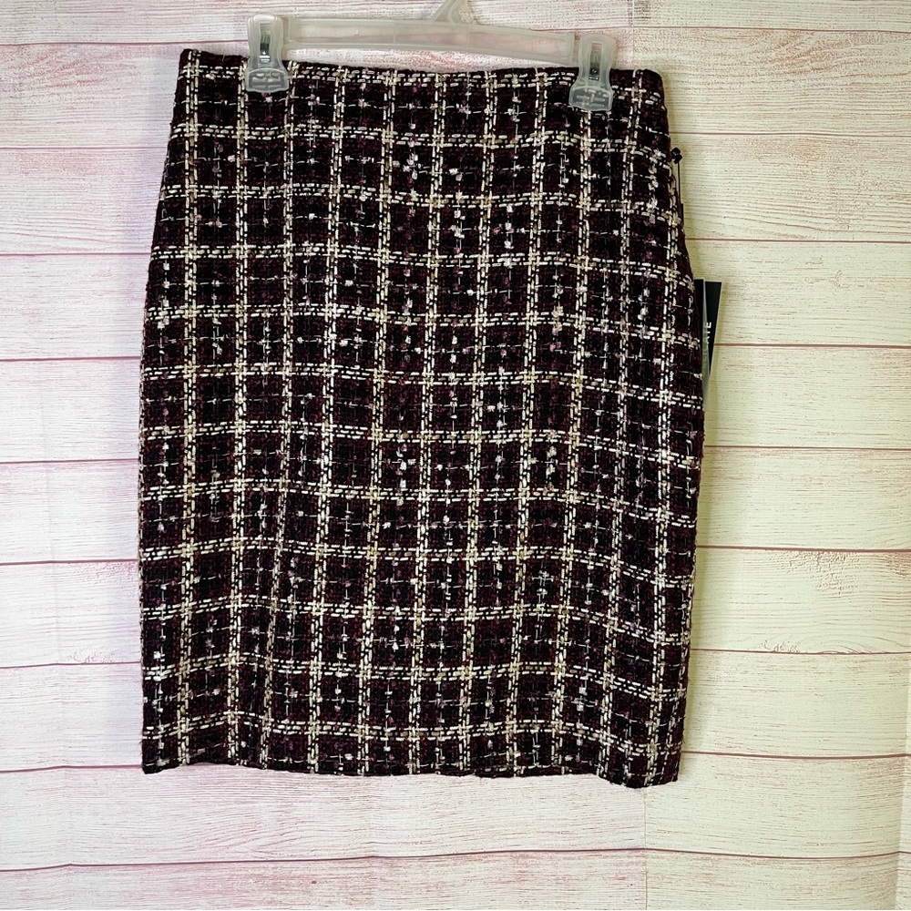 Karl Lagerfeld‎ NWT Paris Suit Tweed Pencil Skirt Size 8